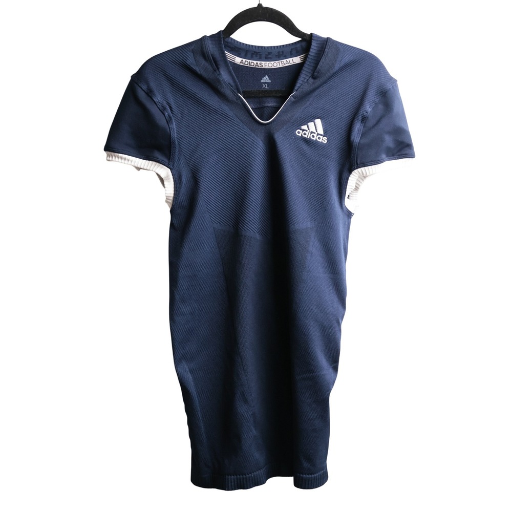 Adidas Mens Primeknit A1 Navy Blue White Football Jersey Size XL Techfit dq3454